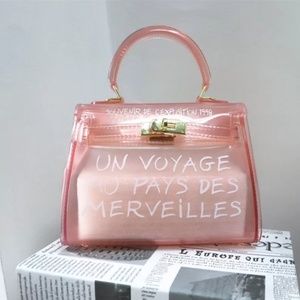 Women's small transparent bag